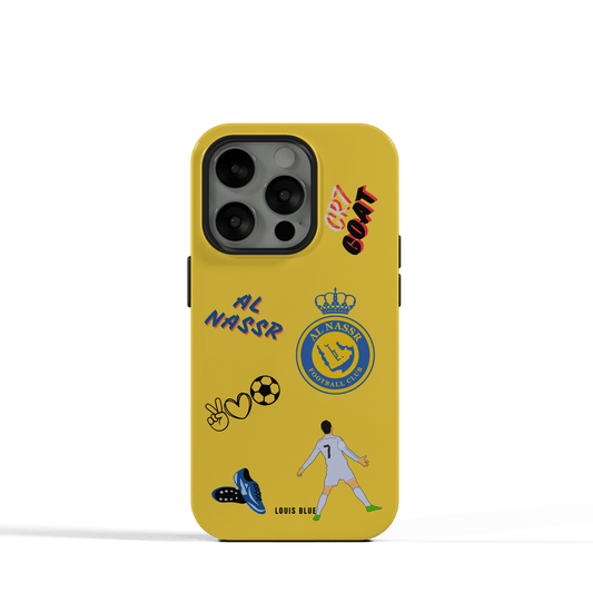 Al Nassr FC Pattern - iPhone Tough Case