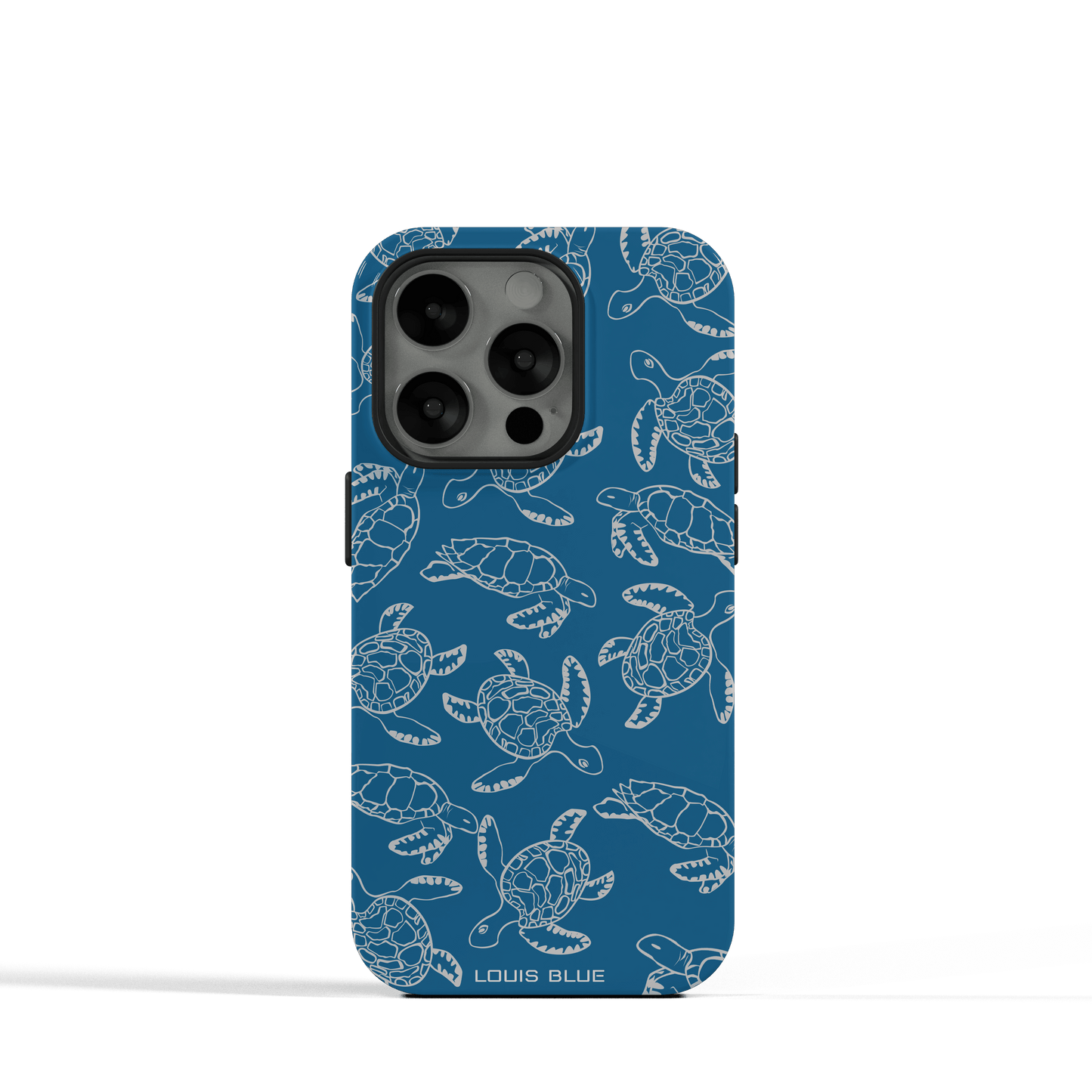 Turtle shell - IPhone tough case - LOUIS BLUE