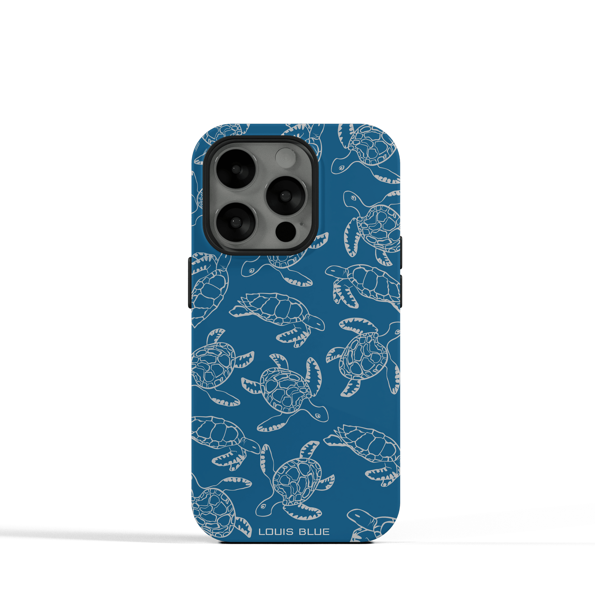 Turtle shell - IPhone tough case - LOUIS BLUE