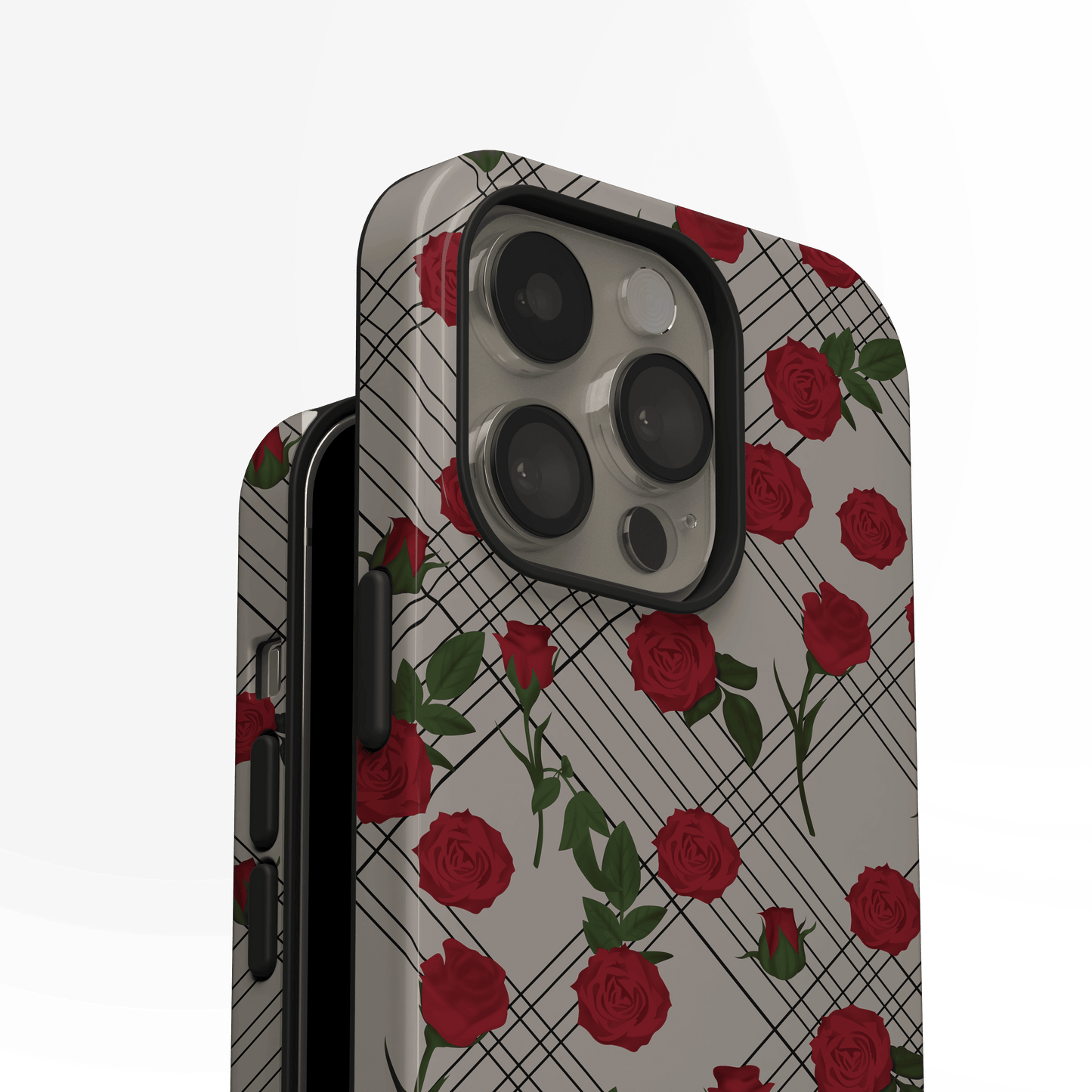 Rose - IPhone tough case - LOUIS BLUE