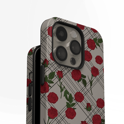 Rose - IPhone tough case - LOUIS BLUE