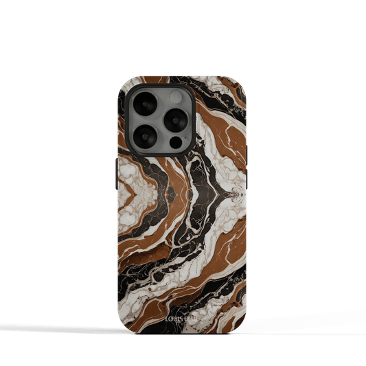 Coffee Brown Marble - iPhone Tough Case