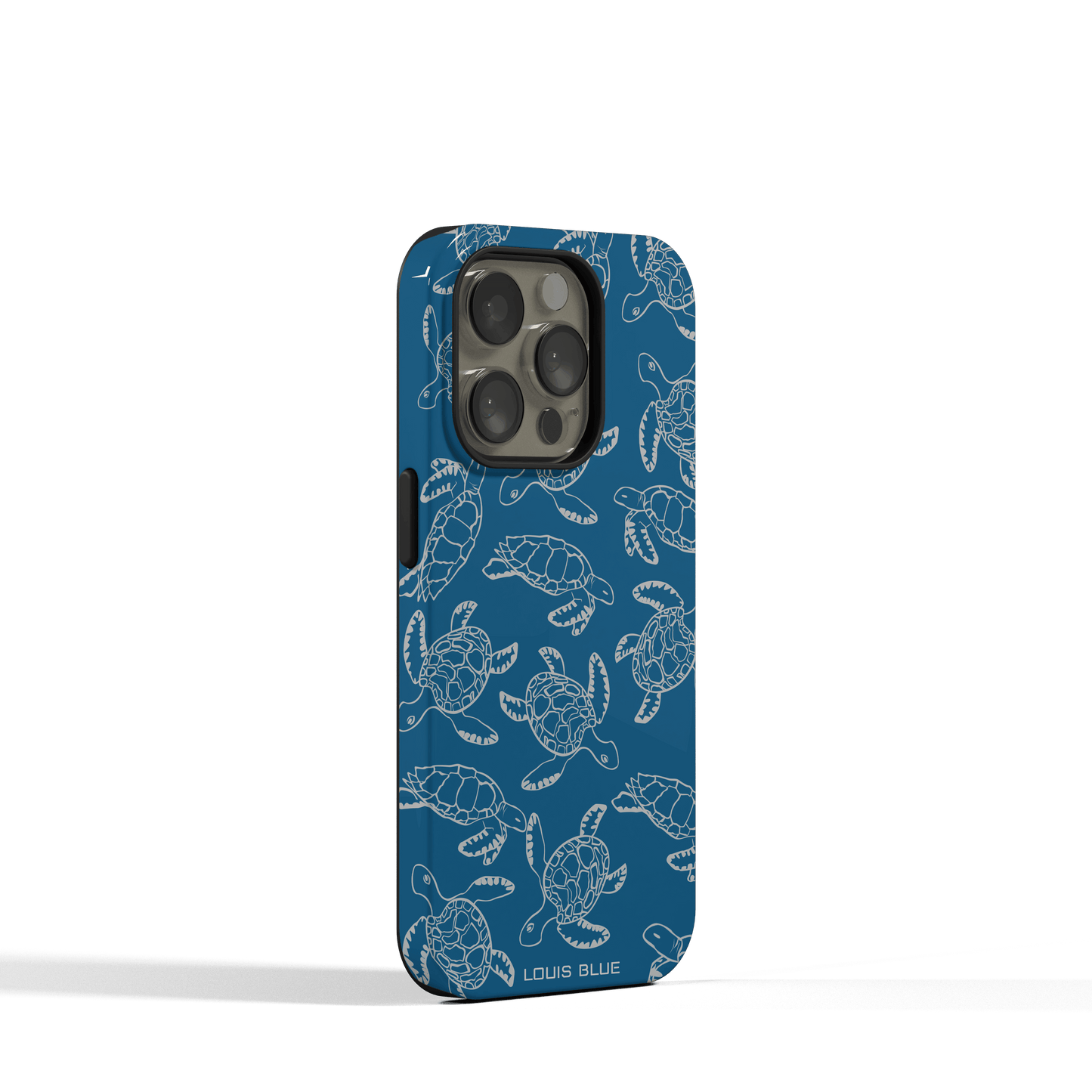 Turtle shell - IPhone tough case - LOUIS BLUE